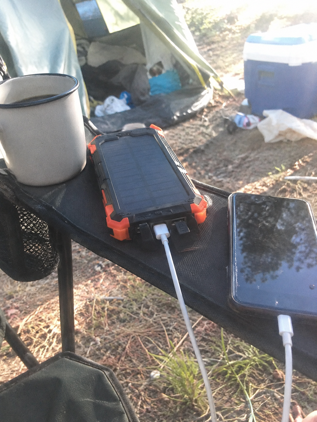 SolVault in use